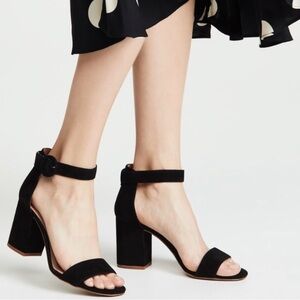 Madewell black Regina ankle strap sandal size 10